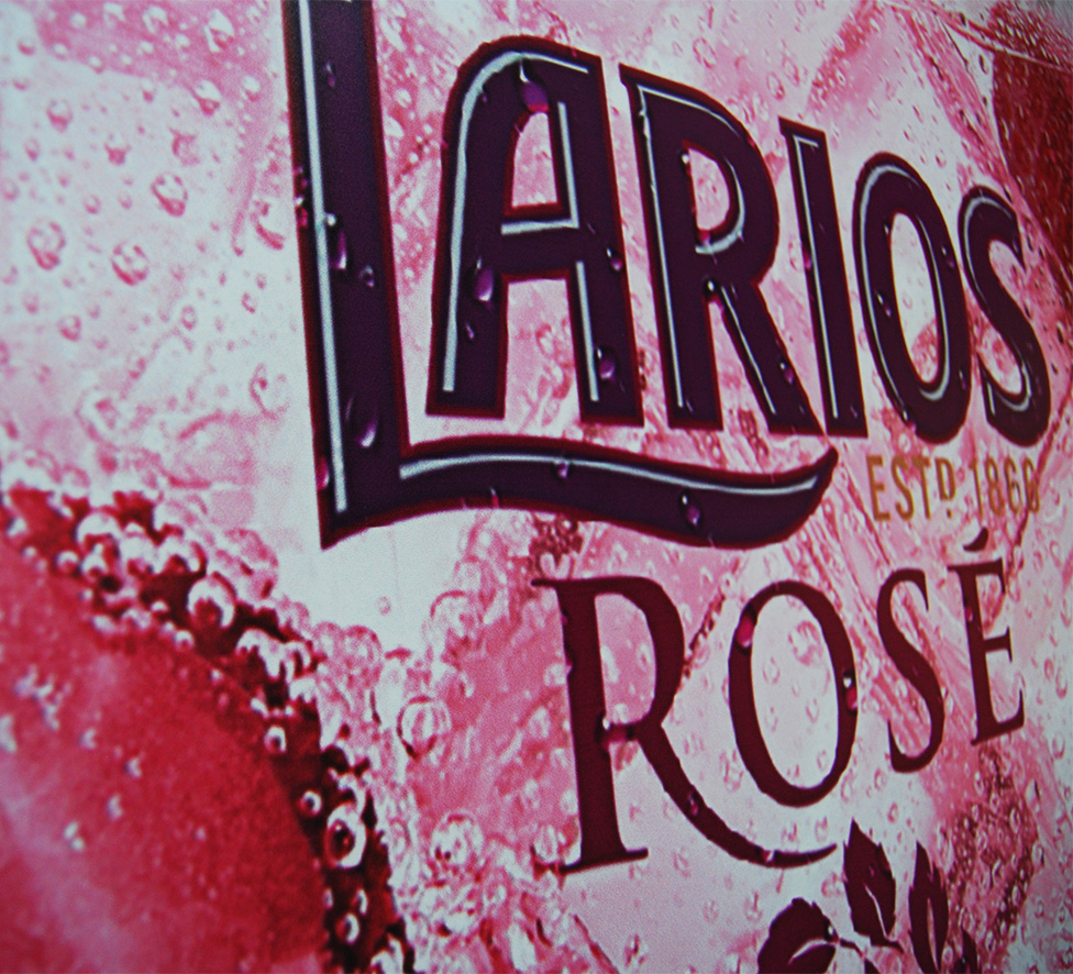 Impresión digital publicidad Larios Rosé